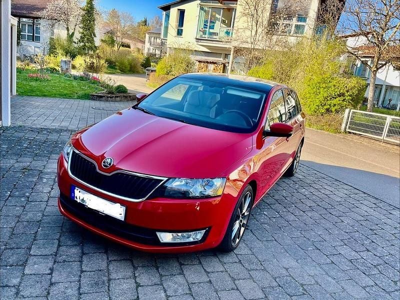 Gebraucht Skoda Rapid Drive 125 PS (91 kW) 2017 Rot Kleinwagen