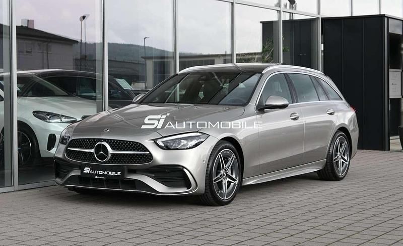 Mojavesilber Gebraucht 2024 Mercedes C300 AMG line Kombi | 43.950 € (Fairer Preis) - Bild 1/4
