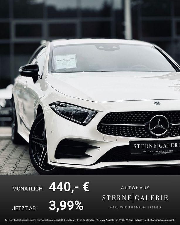 Weiß Gebraucht 2018 Mercedes CLS450 AMG line Limousine | 46.900 € (Fairer Preis) - Bild 1/4