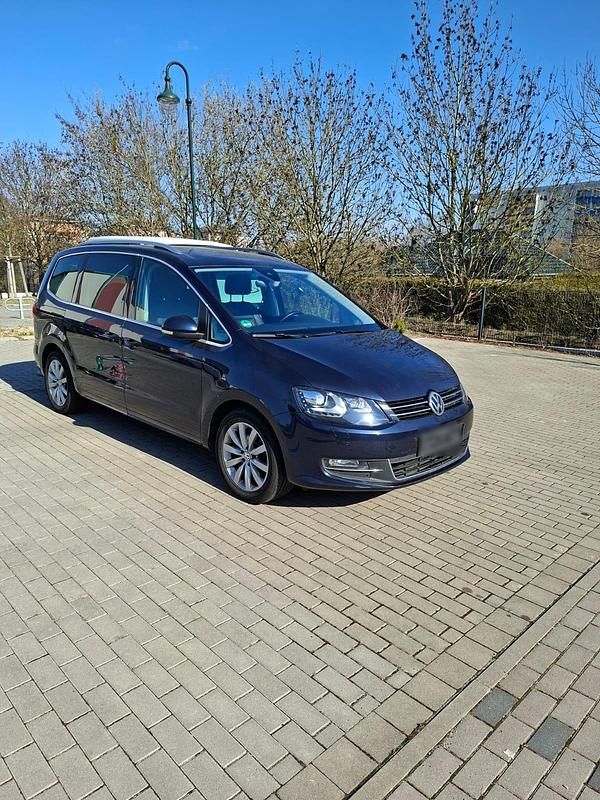 Gebraucht VW Sharan 150 PS (110 kW) 2016 Blau Van / Kleinbus