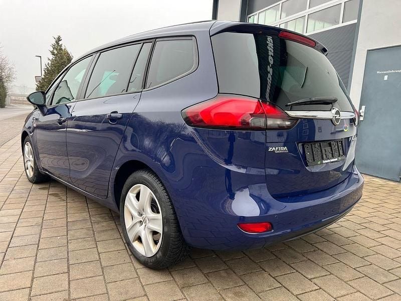 Gebraucht Opel Zafira Tourer Edition 140 PS (102 kW) 2013 Blau Van / Kleinbus