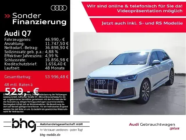 Gebraucht Audi Q7 S-Line 286 PS (210 kW) 2022 SUV