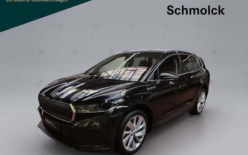 Schwarz Gebraucht 2021 Skoda Enyaq iV SUV | 29.490 € (Fairer Preis) - Bild 1/4