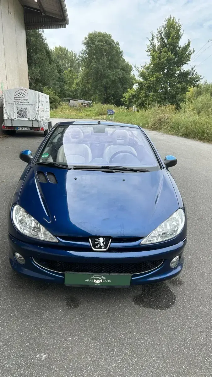 Gebraucht Peugeot 206 CC 109 PS (80 kW) 2004 Blau Cabrio