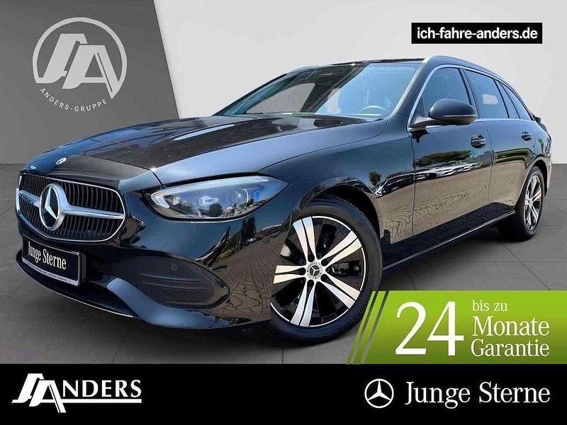 Obsidianschwarz Gebraucht 2023 Mercedes C220 Avantgarde Limousine | 29.884 € (Superpreis) - Bild 1/3