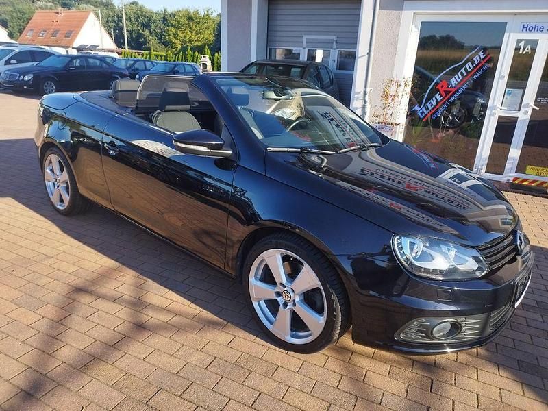 Schwarz Gebraucht 2013 VW Eos Cabrio | 11.400 € (Guter Preis) - Bild 1/4