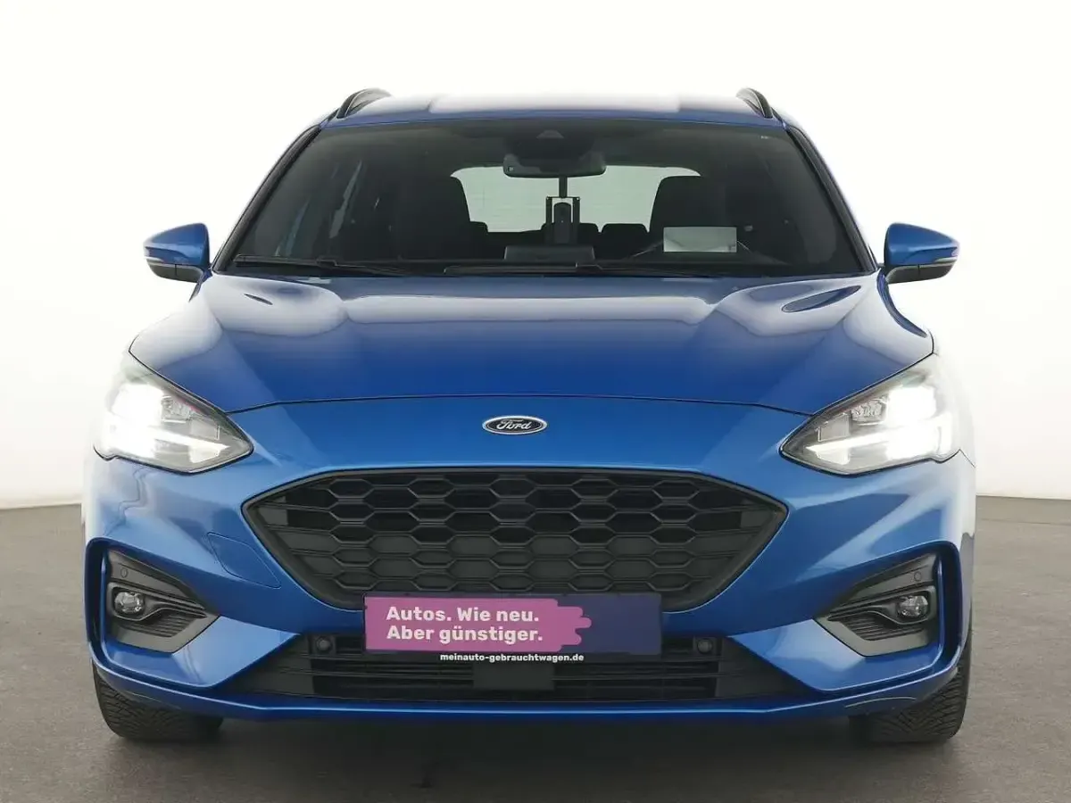 Gebraucht Ford Focus ST-Line 125 PS (91 kW) 2021 Blau Kombi
