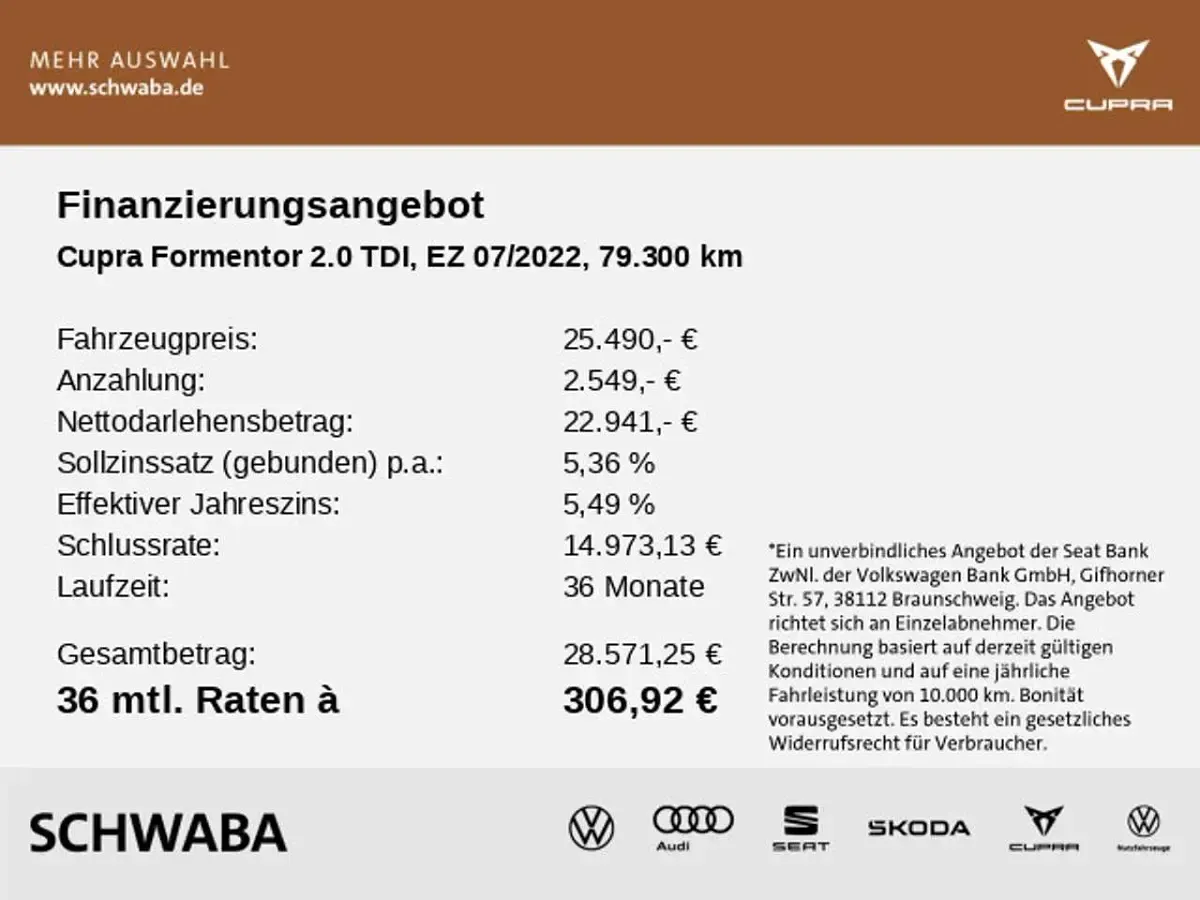 Gebraucht Cupra Formentor 150 PS (110 kW) 2022 Schwarz SUV