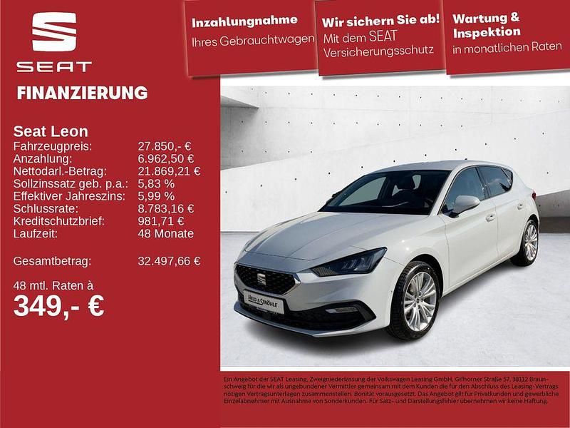 2y "nevada" weiss Gebraucht 2025 Seat Leon Style Limousine | 27.850 € (Superpreis) - Bild 1/4