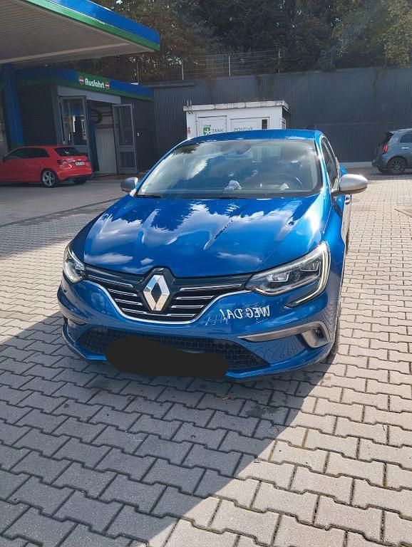 Blau Gebraucht 2017 Renault Mégane GT Line GT-Line Limousine | 11.000 € (Guter Preis) - Bild 1/4