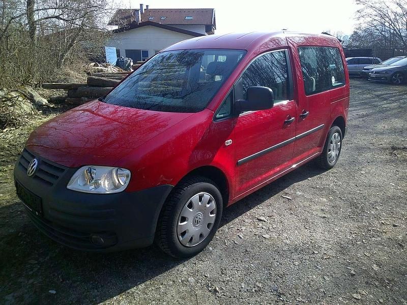 Gebraucht VW Caddy Team 80 PS (58 kW) 2008 Rot Van / Kleinbus