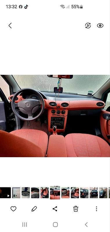 Gebraucht Mercedes A140 87 PS (63 kW) 2000 Schwarz Van / Kleinbus