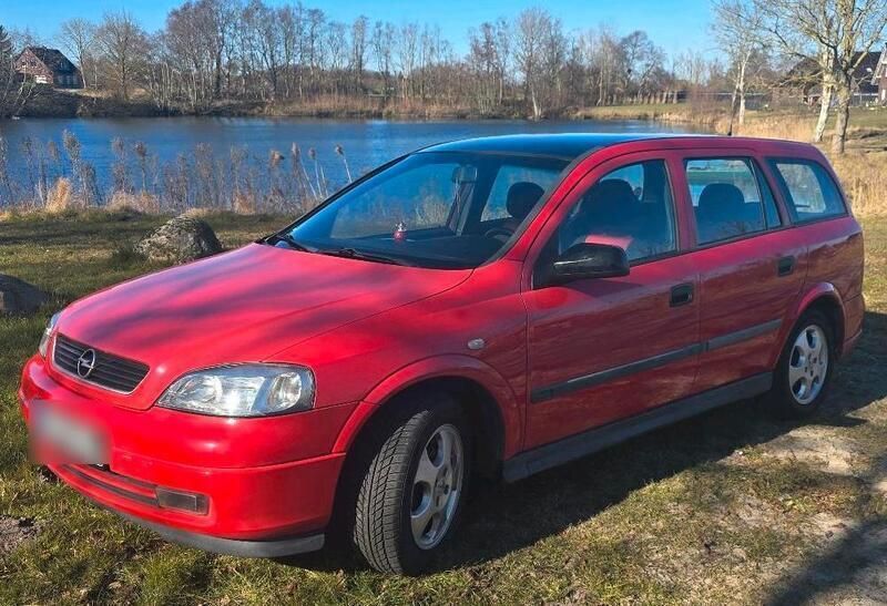 Rot Gebraucht 2000 Opel Astra Kombi | 900 € (Fairer Preis) - Bild 1/4