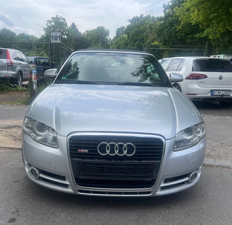 Silber Gebraucht 2008 Audi A4 Cabriolet S-Line Cabrio | 4.999 € (Superpreis) - Bild 1/4