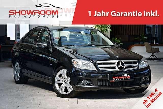Schwarz (obsidianschwarz metalliclack) Gebraucht 2008 Mercedes C200 Avantgarde Limousine | 11.990 € (Teuer) - Bild 1/4