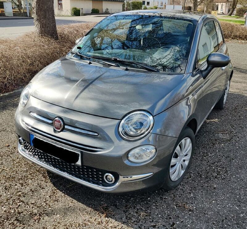 Silber Gebraucht 2019 Fiat 500 Lounge Kleinwagen | 11.900 € (Fairer Preis) - Bild 1/4