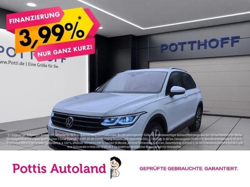 Weiss Gebraucht 2021 VW Tiguan Active SUV | 22.997 € (Fairer Preis) - Bild 1/4