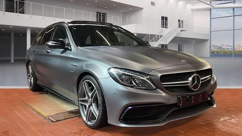 Selenitgrau designo magno Gebraucht 2018 Mercedes C63 AMG AMG Kombi | 43.900 € (Superpreis) - Bild 1/4