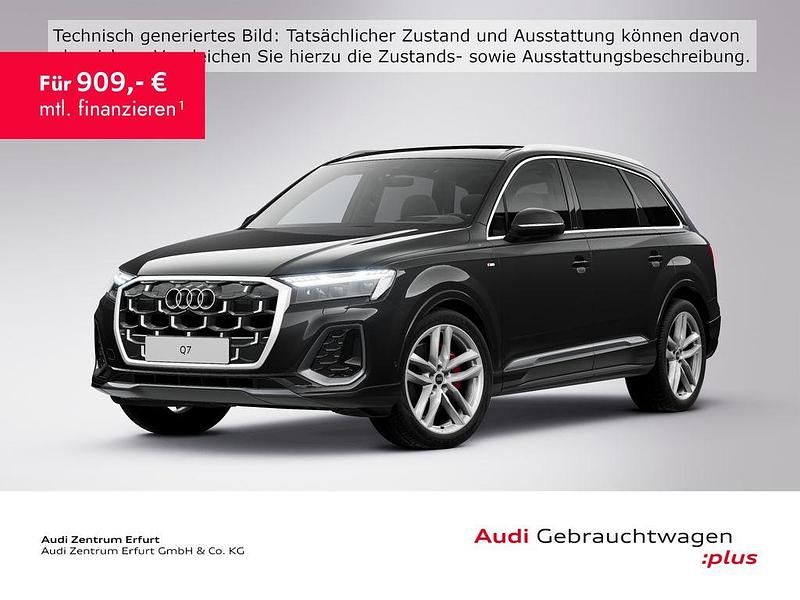 Mythosschwarz metallic Gebraucht 2025 Audi Q7 S-Line SUV | 74.970 € (Fairer Preis) - Bild 1/3