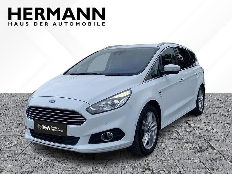 Gebraucht Ford S-MAX Titanium 160 PS (117 kW) 2016 Weiß Van / Kleinbus