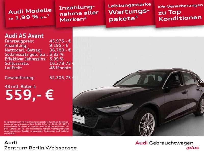 Mythosschwarz metallic Gebraucht 2025 Audi A5 Ambiente Coupé | 45.975 € (Guter Preis) - Bild 1/4