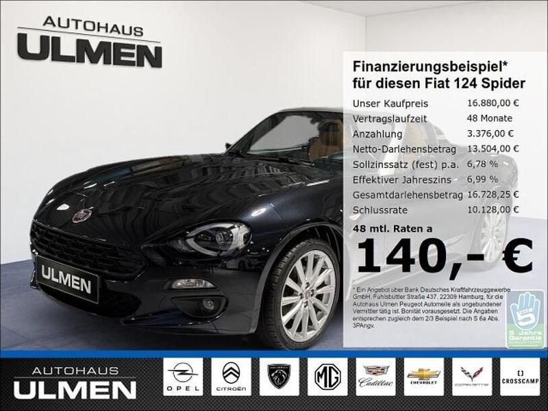 Schwarz Gebraucht 2017 Fiat 124 Spider Lusso Cabrio | 16.880 € (Guter Preis) - Bild 1/4