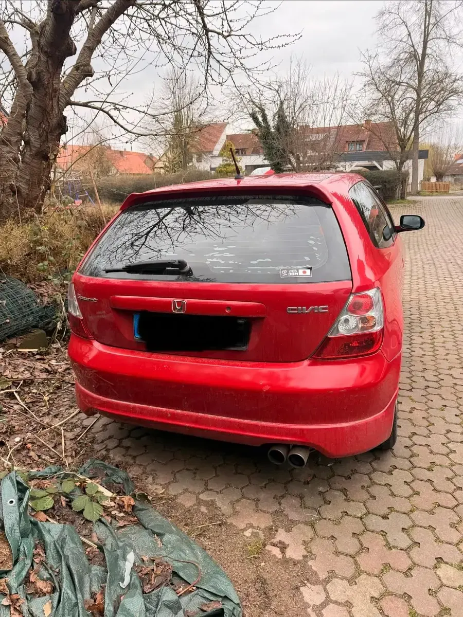Gebraucht Honda Civic 90 PS (66 kW) 2004 Rot Kleinwagen