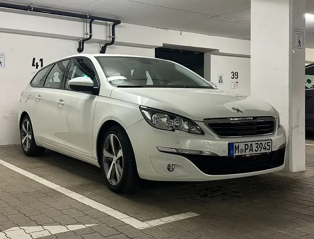 Gebraucht Peugeot 308 SW Access 116 PS (85 kW) 2014 Weiß Kombi