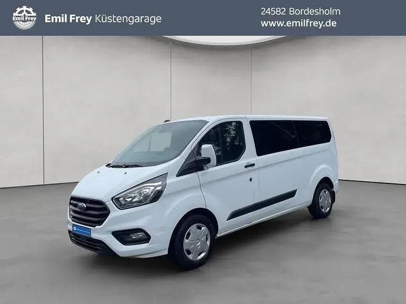 Frozen white Gebraucht 2022 Ford Transit Custom Trend Kombi | 26.680 € (Fairer Preis) - Bild 1/4