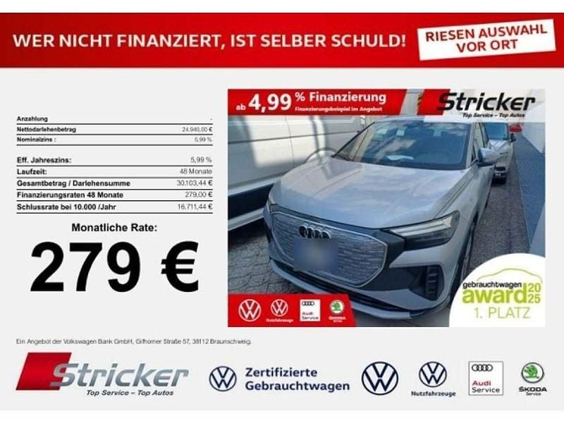 Gebraucht Audi e-tron 125 kW (170 PS) 2023 Florettsilber metallic (metallic) SUV