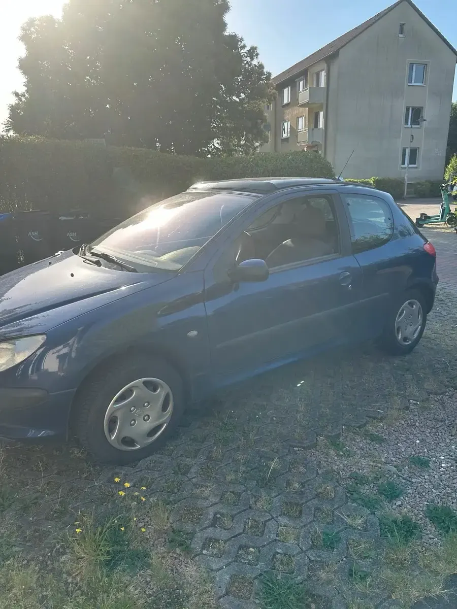 Gebraucht Peugeot 206 60 PS (44 kW) 2001 Blau Kleinwagen