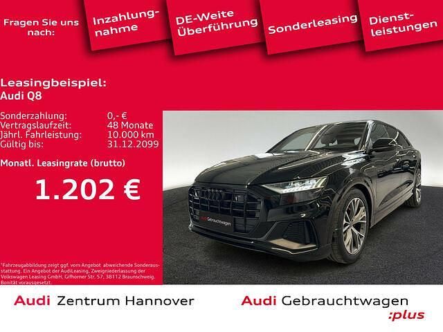 Gebraucht Audi Q8 S-Line 286 PS (210 kW) 2022 0e mythosschwarz metallic (metallic) SUV