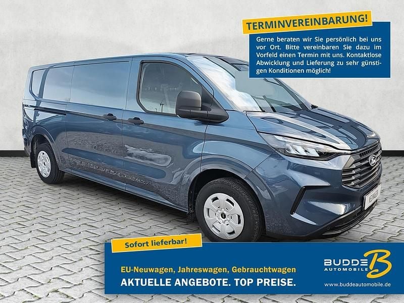 Chromablau metallic Neu 2025 Ford Transit Custom Trend Kombi | 33.990 € (Superpreis) - Bild 1/4