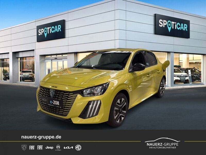 Gelb Gebraucht 2024 Peugeot e-208 Style Kleinwagen | 27.990 € (Guter Preis) - Bild 1/4