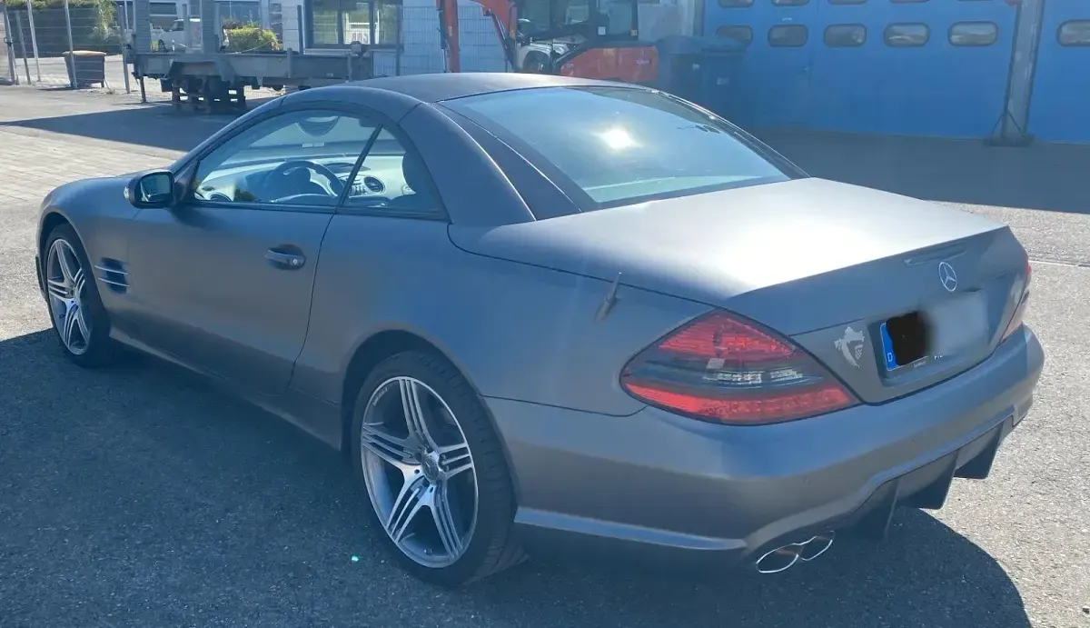 Używany Mercedes SL500 306 KM (225 kW) 2003 Srebrny Kabriolet