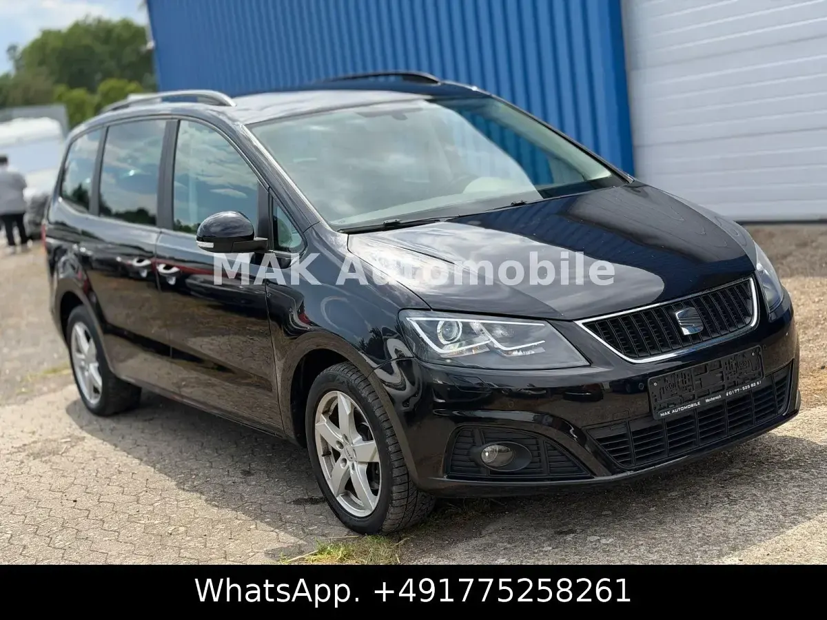 Gebraucht Seat Alhambra 140 PS (102 kW) 2015 Schwarz Van / Kleinbus