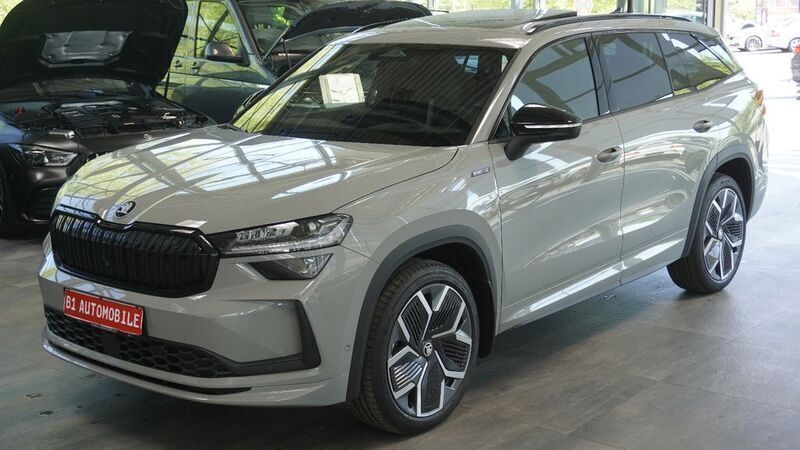 Steelgrau Neu 2024 Skoda Kodiaq SportLine SUV | 55.691 € (Teuer) - Bild 1/4