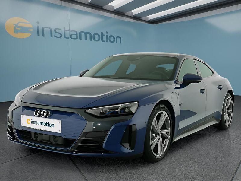 Blau Gebraucht 2023 Audi e-tron GT quattro Limousine | 59.799 € (Fairer Preis) - Bild 1/4
