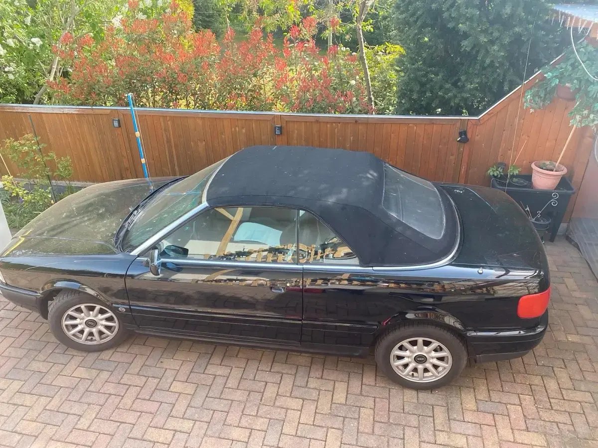 Gebraucht Audi Cabriolet 133 PS (97 kW) 1991 Schwarz Cabrio