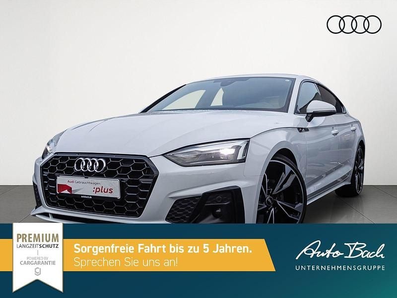 Gebraucht Audi A5 Sportback S-Line 163 PS (119 kW) 2022 Gletscherweiß metallic Kleinwagen