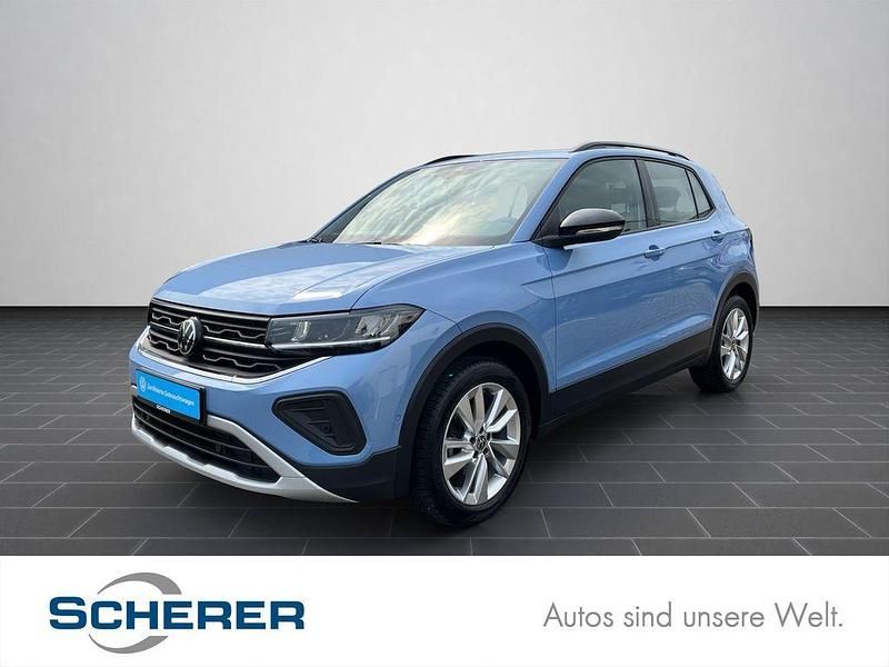 Clear blue metallic (metallic) Gebraucht 2024 VW T-Cross Goal SUV | 28.500 € (Guter Preis) - Bild 1/3