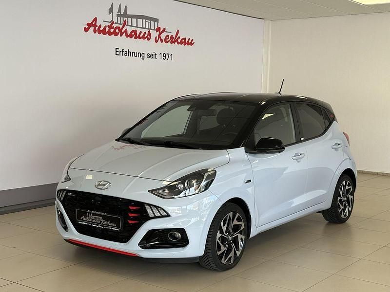 Clean slate /phantom black Gebraucht 2021 Hyundai i10 N Line Kleinwagen | 16.950 € (Etwas zu teuer) - Bild 1/4