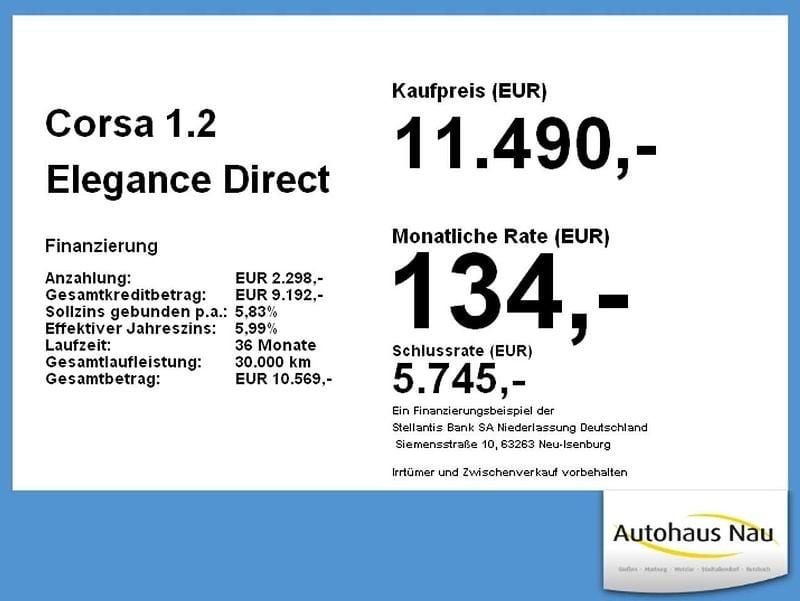 Gebraucht Opel Corsa Elegance 75 PS (55 kW) 2022 Power orange Kleinwagen