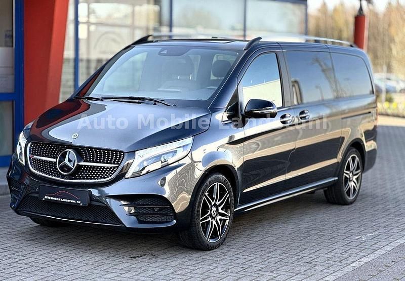 Grau Gebraucht 2021 Mercedes V300 AMG line Van / Kleinbus | 54.000 € (Etwas zu teuer) - Bild 1/4