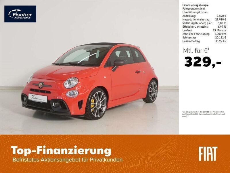 Orange Neu 2024 Abarth 695C Turismo Cabrio | 31.980 € (Superpreis) - Bild 1/4
