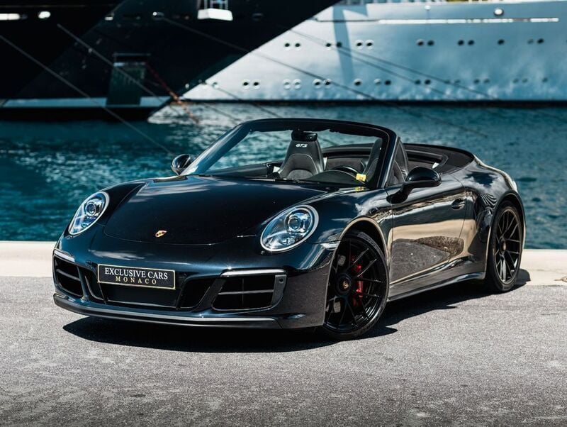 Schwarz Gebraucht 2018 Porsche 911 Carrera 4 GTS Cabrio | 105.900 € (Superpreis) - Bild 1/4