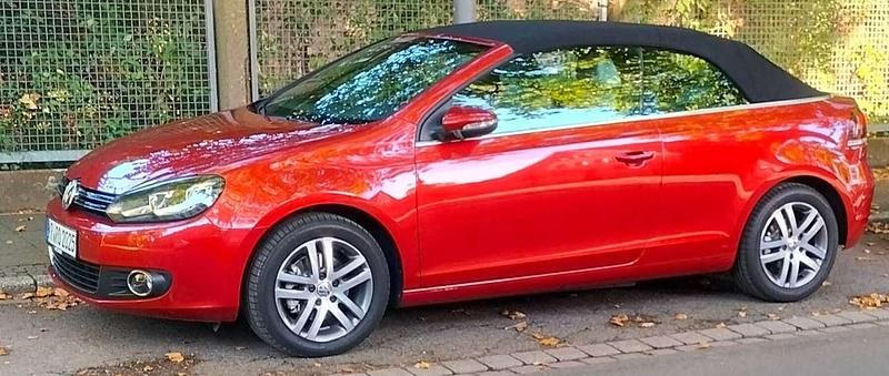 Sunset red Gebraucht 2013 VW Golf Cabriolet Cabrio | 15.995 € (Etwas zu teuer) - Bild 1/4