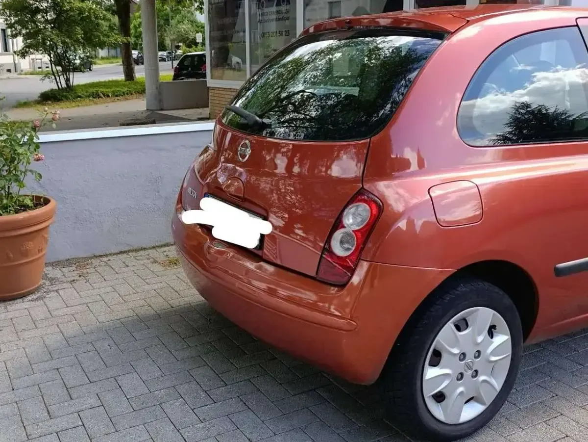 Gebraucht Nissan Micra Visia 65 PS (47 kW) 2008 Orange Kleinwagen