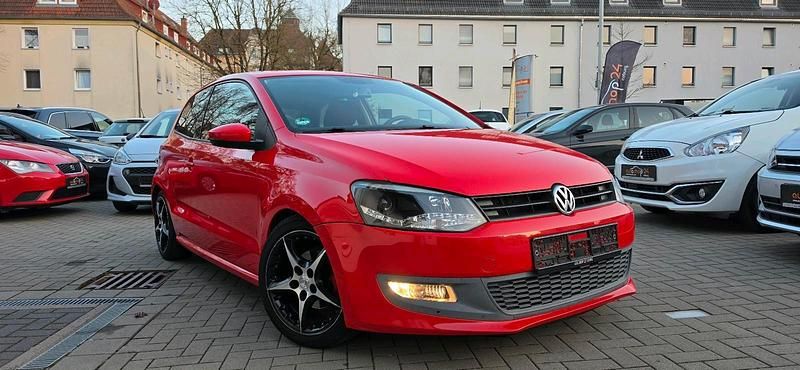 Gebraucht VW Polo 60 PS (44 kW) 2010 Rot Kleinwagen