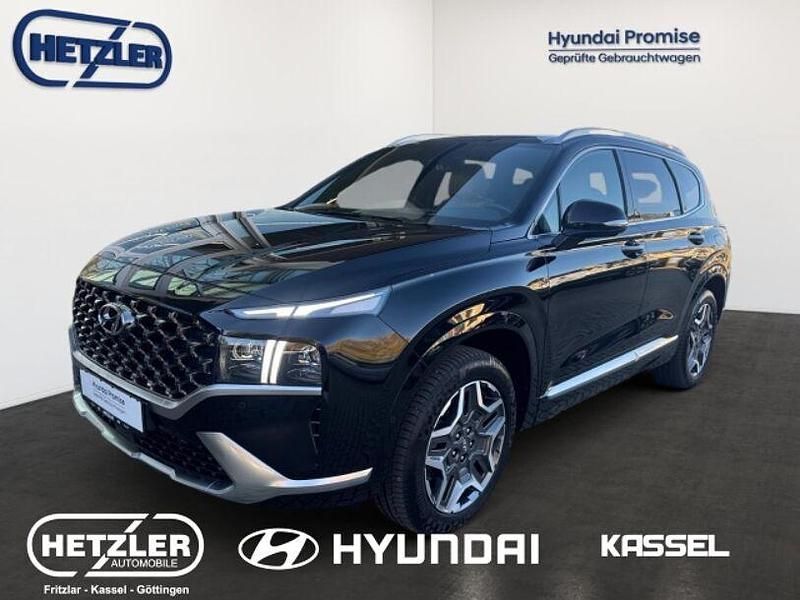 Schwarz Gebraucht 2022 Hyundai Santa Fe Signature SUV | 39.950 € (Fairer Preis) - Bild 1/4